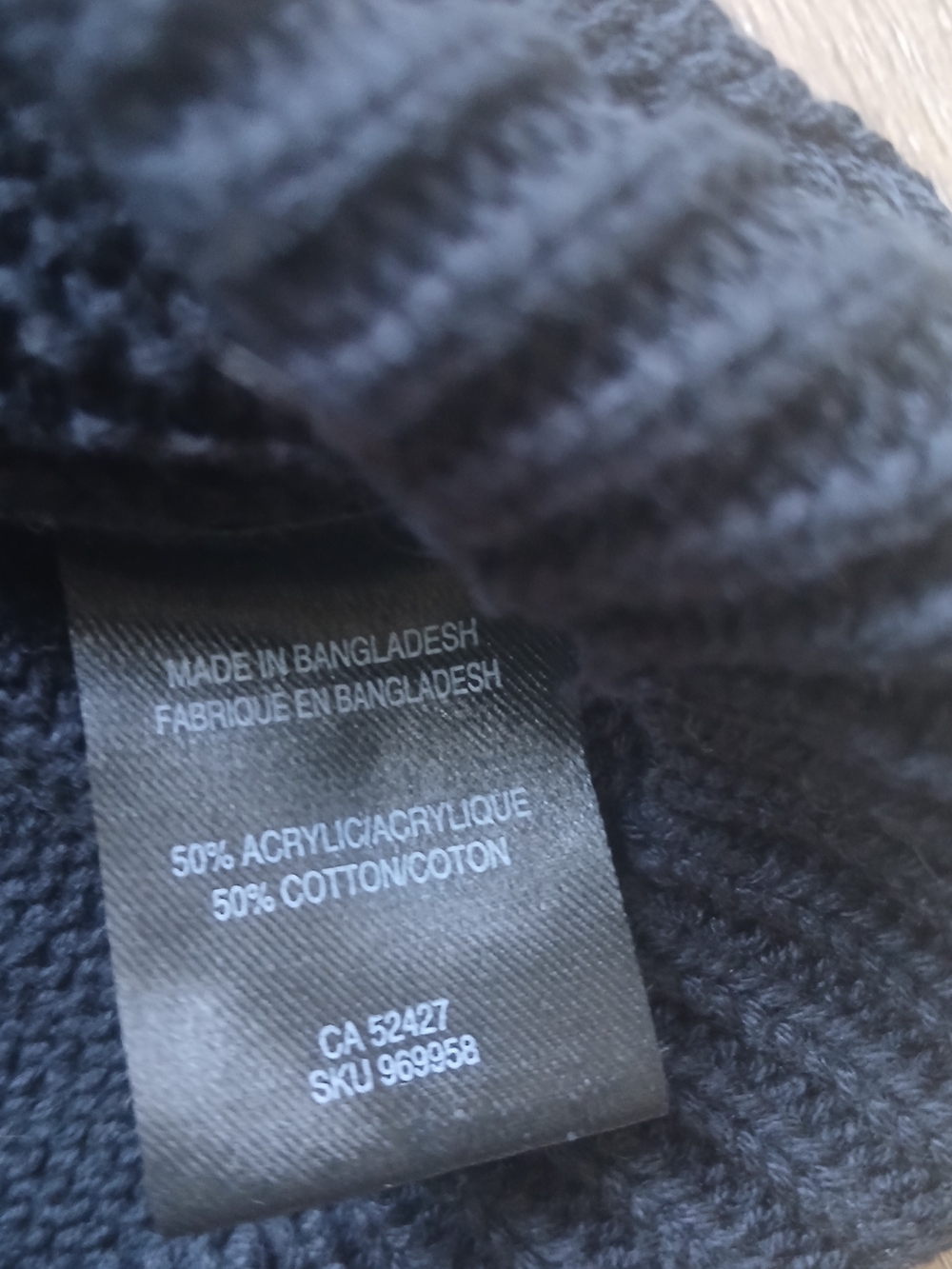 Lily Morgan Black Textured Knit Sweater Women Size M 3/4 Sleeve Crew Neck Casual - Picture 6 of 8